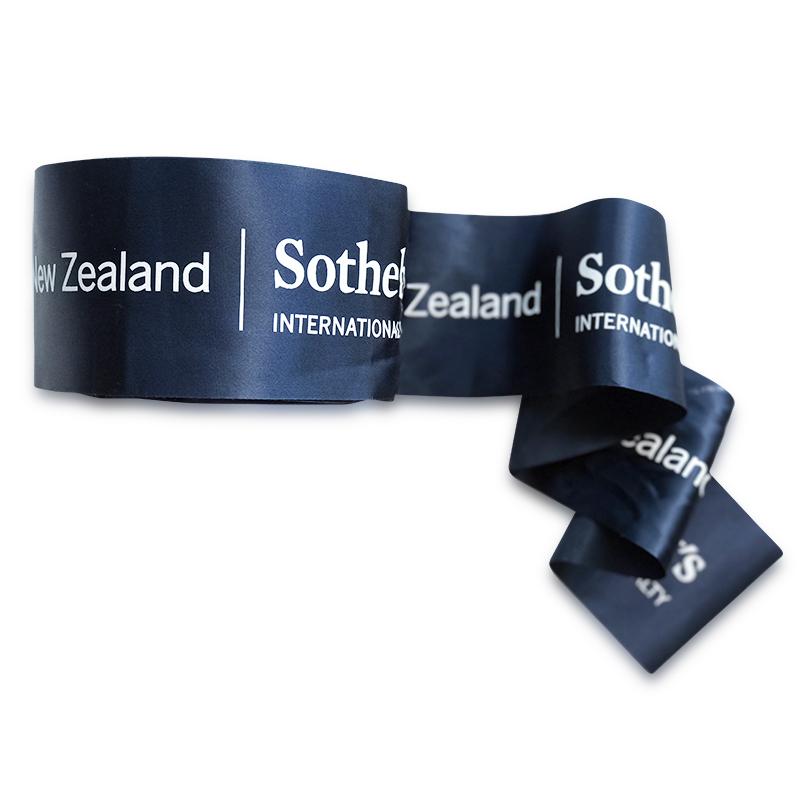 Sotheby's Printed Ribbon - Navy
