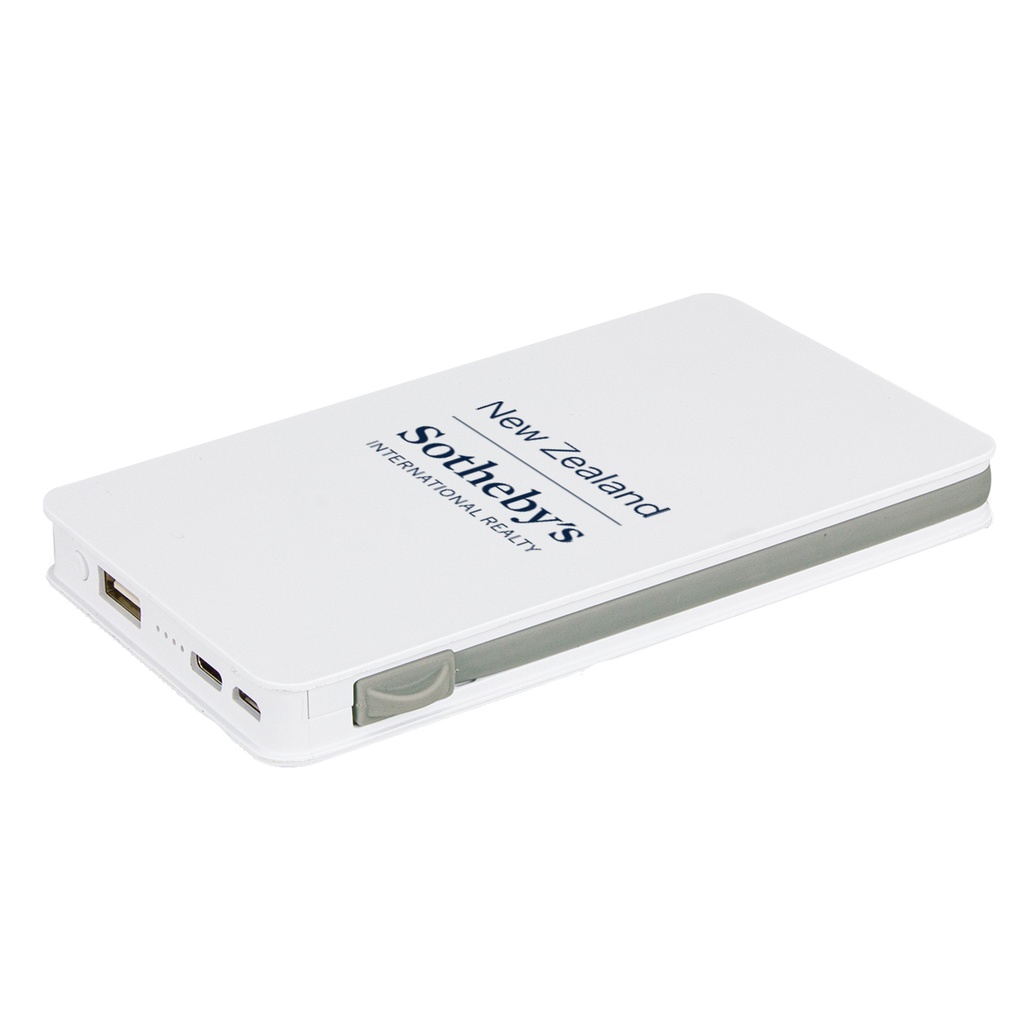 Sotheby's Jarvis 5k Wireless Charging Power Bank - White