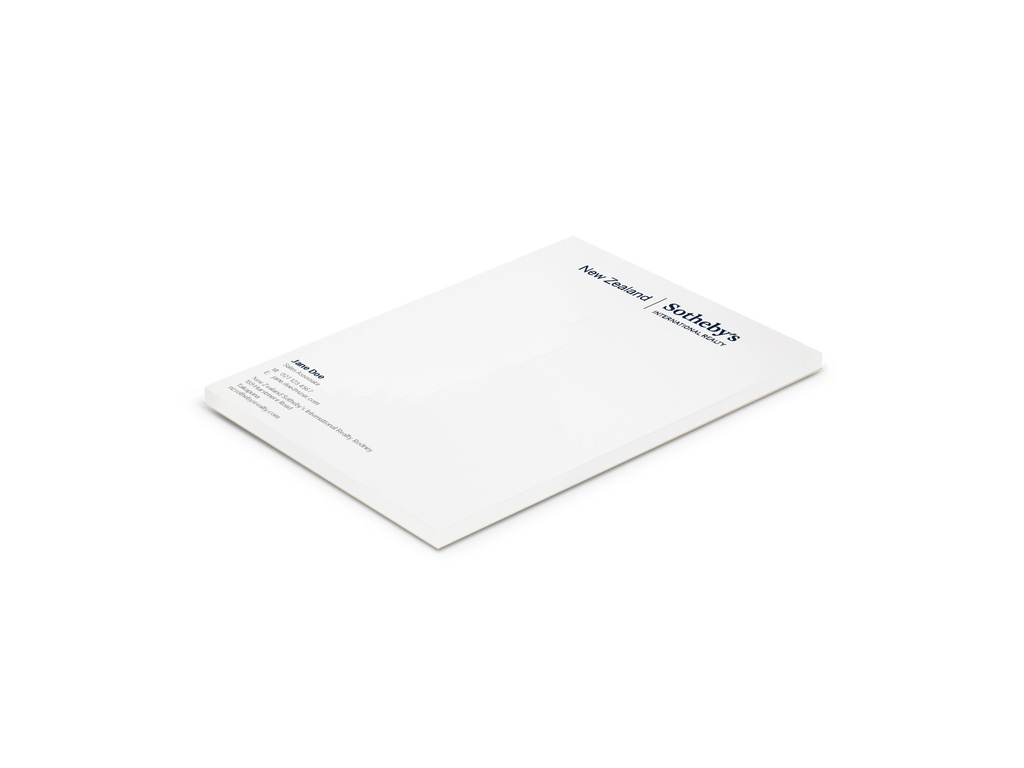 Sotheby's Personalised A6 Notepads - Unlined - Pack of 125