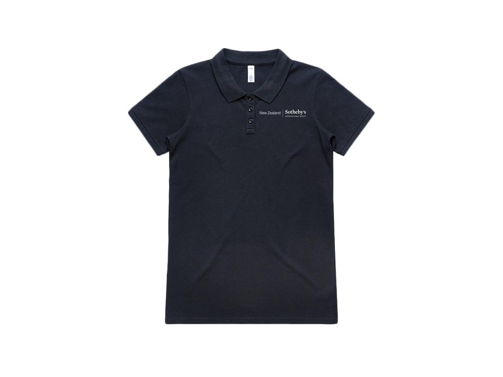 Sotheby's Womens Pique Polo - Navy