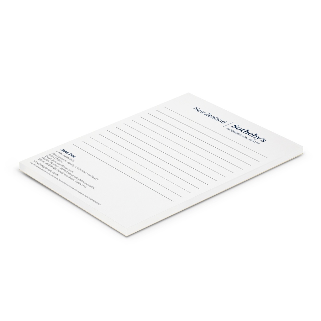 Sotheby's Personalised A6 Notepads - Lined (Pack of 125)