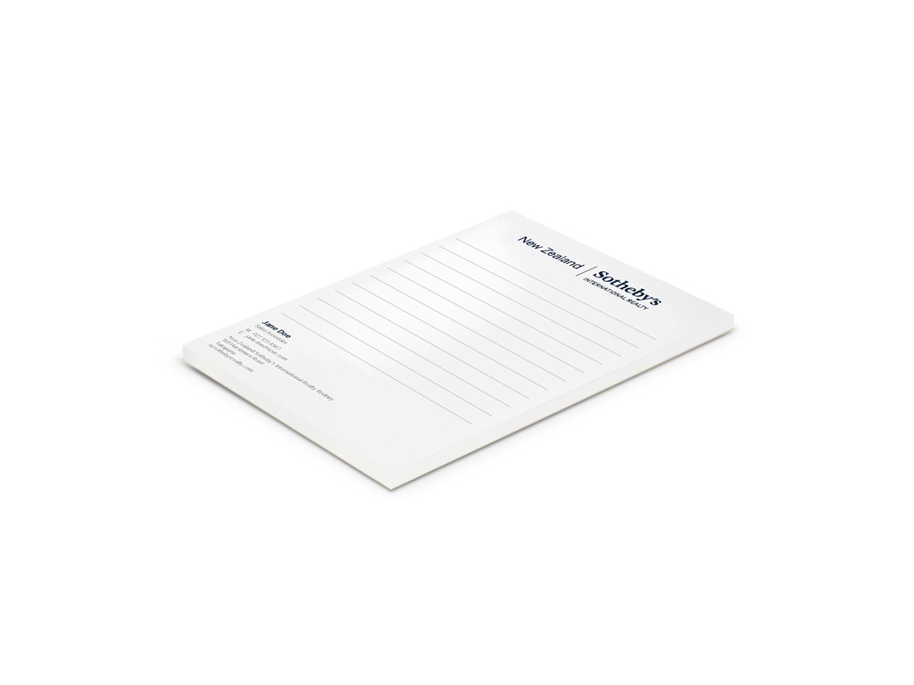 Sotheby's Personalised A6 Notepads - Lined - Pack of 125